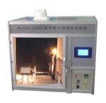Китай Тестер воспламеняемости защитной одежды оборудования для испытаний лаборатории угла 0° 30° 90° пламени ИСО15025 продается