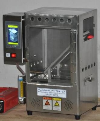 China 16 CFR 1611 Vinyl Plastic Film Flammability Testing Equipment SPI Flammability Tester for sale