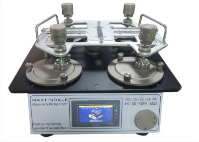 China 4 Test Station SATRA TM31 Martindale Abrasion Tester with 44mm Abrasion Heads for sale