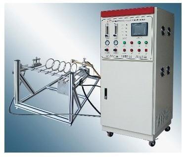 China IEC60331-11 Wire & Cable Resistance To Fire Mechanical Shock Tester / Flammability Test Chamber for sale