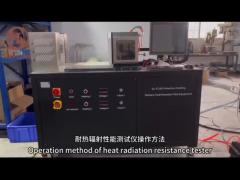 Fire Testing Equipment Full Facemasks Heat Radiation Tester