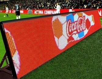 China DIP346 Advertising Sport LED Display 16mm Football Pitch Advertising Boards for sale