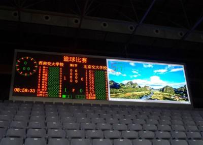 China Large 8mm Stadium Perimeter LED Display , SMD3535 Full Color LED Scoreboard for sale