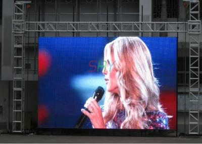 China DIP346 Outdoor LED Billboard Rental Commercial 10mm LED Display 100000hrs Lifespan for sale