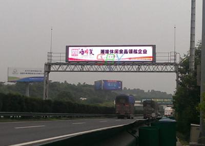 China quadro de avisos exterior do diodo emissor de luz da cor completa de 16mm para a maneira expressa, exposição de diodo emissor de luz estática à venda