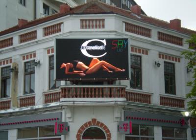 China Digital Outdoor LED Billboard , Stage Background Multimedia thin LED display for sale