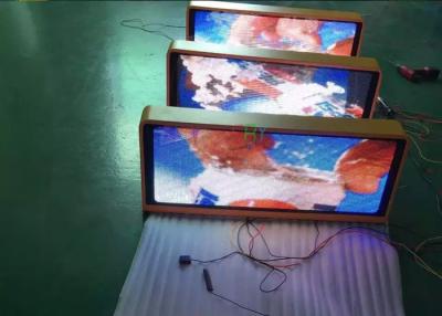 China Outdoor Advertising Taxi LED Panel Taxi Top LED Display Advertising Light Box With 4g / Wifi Control for sale