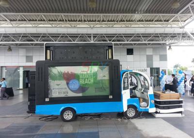 China High Flatness Truck Mounted LED Display Screen PH8mm Sharp Image Energy Saving for sale