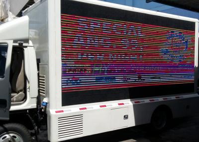 China DIP346 Truck Mounted LED Screen , mobile billboard trucks Light weight for sale