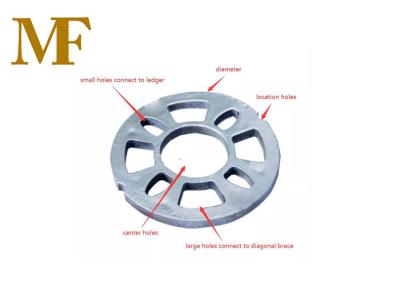 China Ring Lock Scaffolding Andamios Layher Rosette 7mm Thickness Q345 for sale