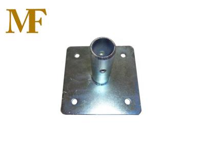 China Screw Jack Leveling Jack For Scaffold Frames With Fixed Base Plate 150*150*5mm for sale