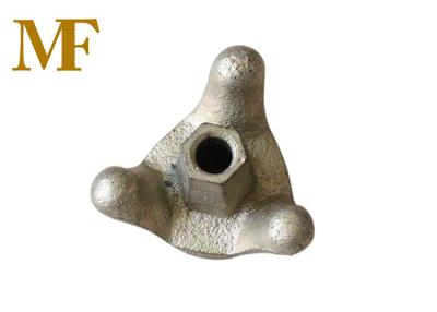 China Golden Electric Galvanized Crown 3 Wings Cast Iron Formwork Nut D15/D20 for sale