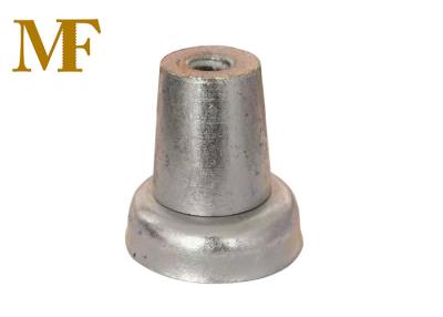 China 60mm Galvanized Small Steel Cone For 15mm Tie Rod 420g for sale
