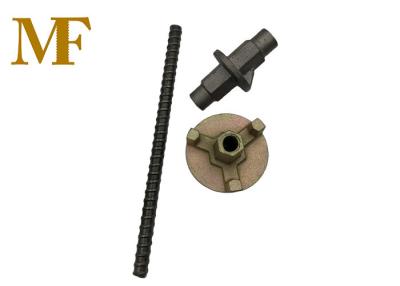 China D12 D15 D20 Concrete Wall Formwork Tie Rod 15/17mm Tie Rod Tie Nut Wing Nut for sale