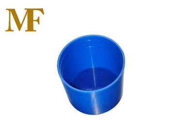 China Capa azul de protección redonda flexible de vinilo de PVC suave para el tubo de andamios en venta