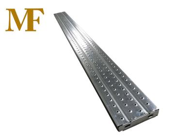 China 300m Width Galvanized Scaffolding Springboards Perforated Steel Deck Scaffolding Steel Plank for sale