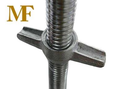 China Adjustable Steel Scaffolding Parts Screw Jack Base Q235 Material for sale