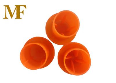 China Protective Orange Rebar End Caps High Visibility Scaffold Safety for sale