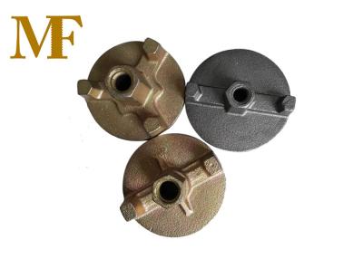 China Galvanized / Plain Surface Construction Formwork Accessories Tie Anchor Plate Nut for sale