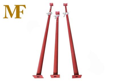 China Red Powder Coated 1.8-5m Shore Props Construction Adjustable Jack Post for sale