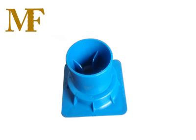 China 12-25mm Blue Rebar Safety Caps With Steel Plate for sale