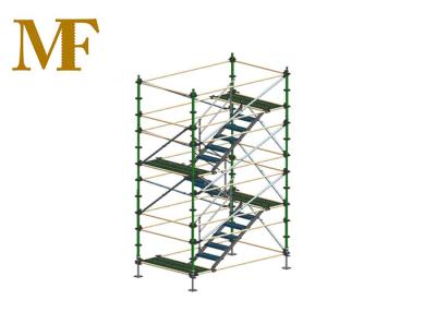 China Rahmen-Baugerüst-Zusatz-Querstrebe-Metalltreppenhaus-Leiter-Planke zu verkaufen