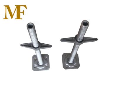 China Adjustable Scaffold Screw Jack Steel Level Leg HDG Surface for sale