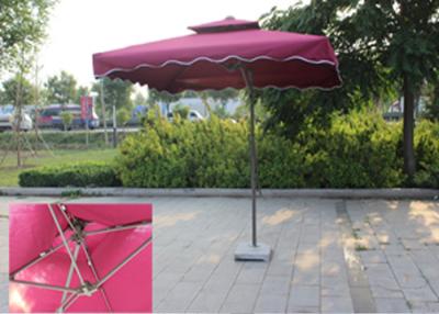 China Suspended Rectangular Outdoor Umbrella Bali Style Digital Printed For Villa for sale