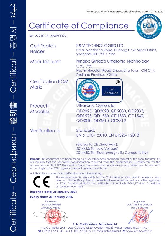 CE - K&M TechnologiesCo., Ltd