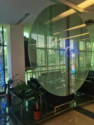 China P3.91 - 7,82 mm Transparente LED-Anzeige für den Außenbereich Hohe Helligkeit 3840 Hz Hohe Erfrischungsrate zu verkaufen