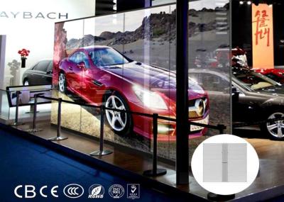 China 14kg Light Weight Transparent Led Display 80% Smd Pixel 10mm For Glass Windows for sale
