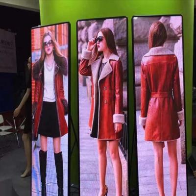 China Advertising Front Service Led Display Screen 1.9mm Poster Mirror for sale