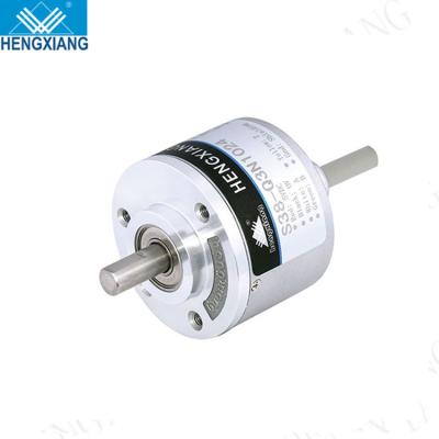 China Thickness 28mm Optical Rotary Encoders S38 Shaft Line Driver7272 Output E6B2- CWZ6C -600ppr for sale