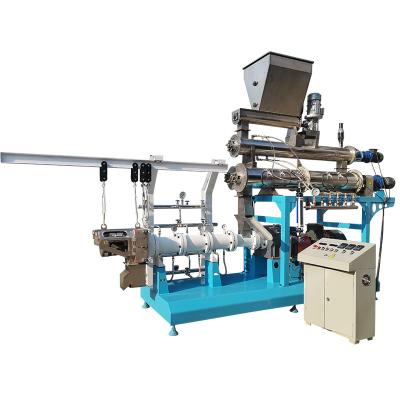 China Twin Screw Pet Feed Extruder High Output Shrimp Fish Feed Pellet Extruder à venda