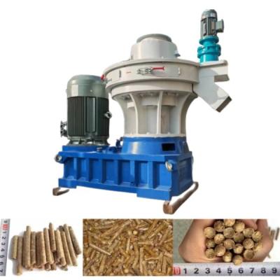 China Vertical Sawdust Wood Pellet Maker Ring Die Biofuel Pellet Machine Easy Operation zu verkaufen