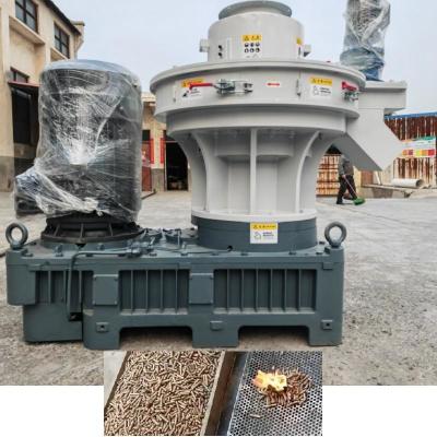 China 6mm 8mm Ring Die Wood Pellet Mill With Auto Lubrication Dust Removal Cabinet for sale