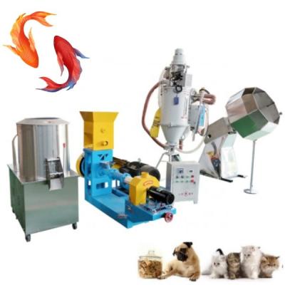China Pet Fish Feed Production Equipment Energy-Efficient Floating Fish Feed Production Line feed extruder machine for sale