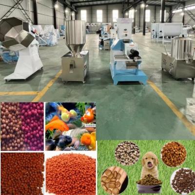 China El proceso del alimento para animales trabaja a máquina pescados flotantes de la máquina de la comida de perro alimenta a cadena de producción calidad la máquina de proceso del pienso en venta