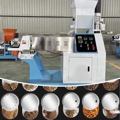 China 300-350kg/H Fish Feed Mill Machine Small Electric Fish Feed Extruder Machine for sale