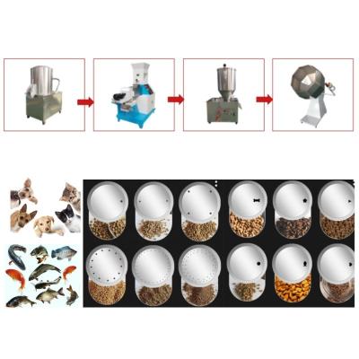 China Small Pet / Dog / Cat Food Extruder Machine Fish Feed Pellet Machine With CE for sale