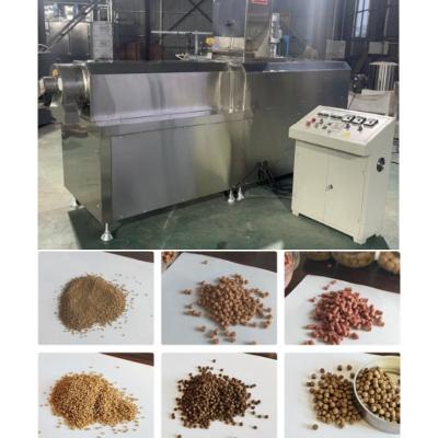 China OEM 0.8-12mm Floating Fish Feed Pellet Making Machine Pet Dog Food Extruder for sale