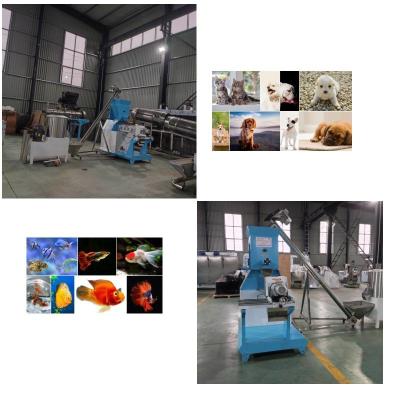 China Automatic Extruder Feed Puffing Production Line 50 kg / h to 5000 kg / h for sale