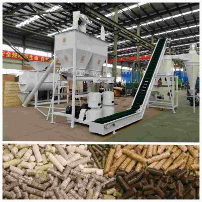 China 2ton/H Automatic Poultry Pellet Machine 2.5mm Pellet Making Machine For Poultry Feed for sale