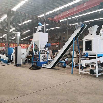 China 5 T/H Animal Feed Pellet Production Line Pig Cow Feed Pellet Making Machine for sale