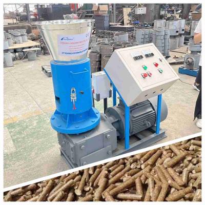 China Rollers Rotated Industrial Pellet Machine 300kg/H 22kw Wood Biomass Pelletizer Machine for sale