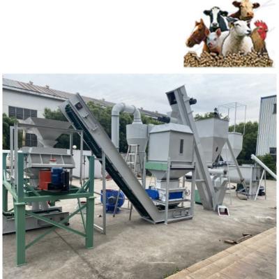 China 500kg/H Animal Feed Pellet Production Line Ring Die Poultry Feed Pellet Mill Animal Feed for sale