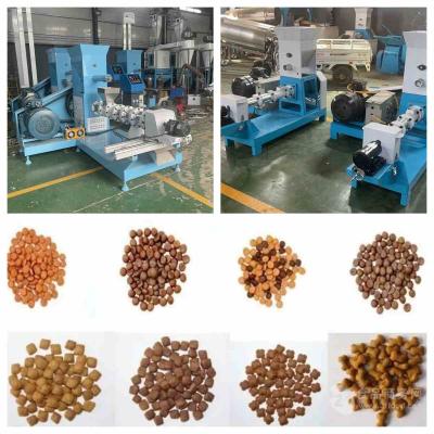 China 200-500kg/H Dry Type Fish Feed Extruder Small Floating Fish Feed Machine 2.5mm-6mm for sale