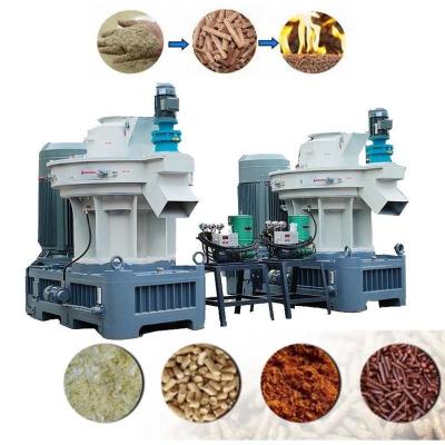 중국 1.5-2 T/H New Wood Pellet Maker Vertical Ring Die Sawdust Pellet Mill Machine 판매용