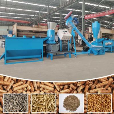 China Automatic Wood Pellet Maker 250-350kg/H Small Biomass Pellet Maker for sale