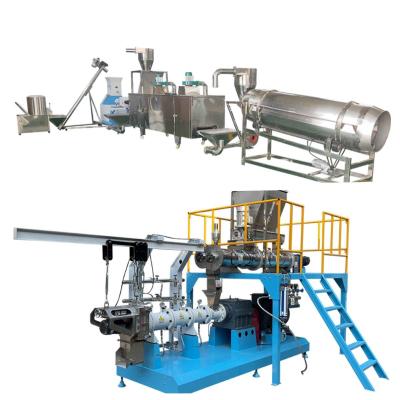 China 500-600kg Floating Fish Feed Production Line 10mm Wet Pet Food Production Line for sale